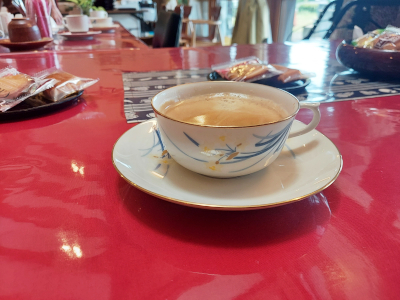 コーヒーの出来上がりです