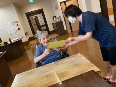 喜ばれている様子が印象的でした