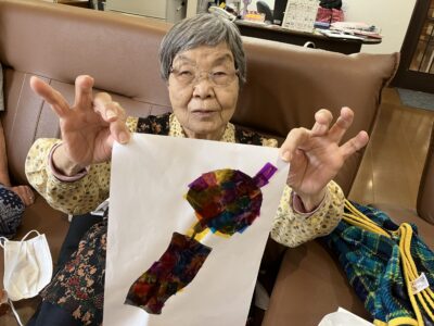 個性豊かな色合いの作品