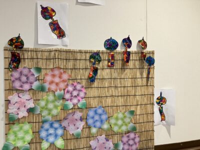 6月の制作　風鈴♪ステンドグラス風【短期入所】