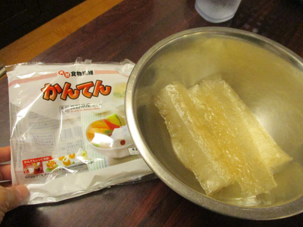 あんみつ作り