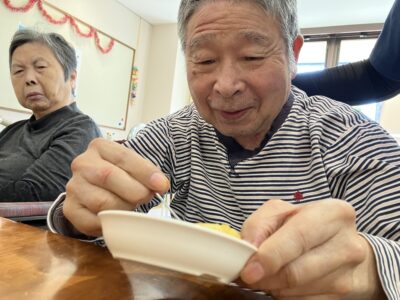 美味しいと言ってもらえ完食